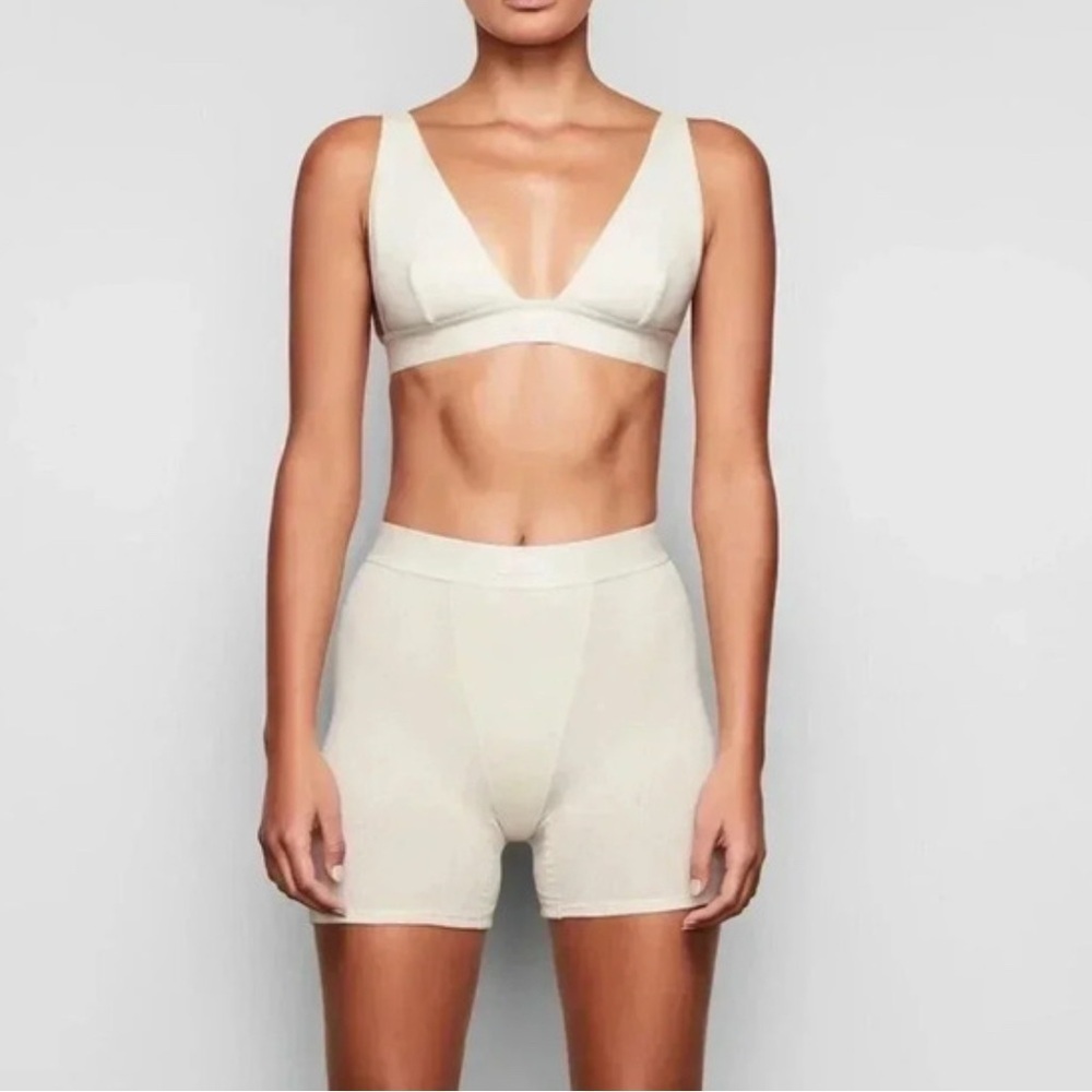 Skims Cotton Ribbed Brief Boxer Short